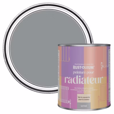 Peinture Grise pour Radiateur, Finition Satinée – RUST-OLEUM – Anthracite 750ml