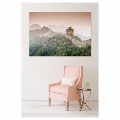 Tableau toile en kit LA GRANDE MURAILLE 180 x 130 cm – Toile textile sans PVC, Made in France par Scenolia