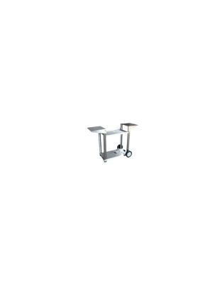 Chariot pour plancha 2 feux – Tout INOX – CHI007