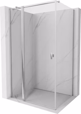 Mexen Mist T cabine de douche pivotante 85 x 95 cm, transparent, chrome – 8A4T-085-095-01-00