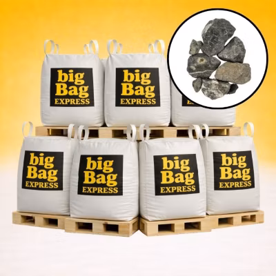 PACK 7 X BIG BAG de +/- 1,5T Ballast Gris 20/50 mm – Livraison PREMIUM