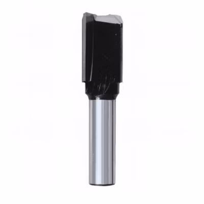 Mèche à Rainer Droite Carbure D.12 mm x Q.8 x Lu. 30 x Lt. 65 mm Z2+1 – Idéale pour Défonçage Menuiserie – Diamwood