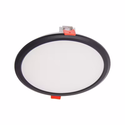 Xanlite – Spot encastrable LED rond, extra plat, cons. 12W, 1650 lumens, CCT, IP44, Plusieurs coloris – DOP850RIPCCT