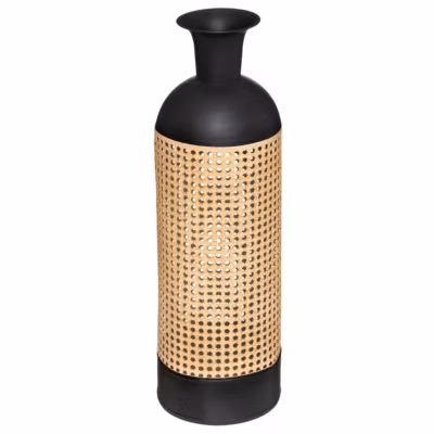 Vase – Arbela – métal – noir – H60 – 5 cm – Atmosphera
