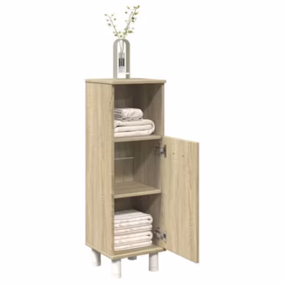 Armoire de salle de bain-Meuble de salle de bain chêne sonoma 30,5x30x95 cm 480736