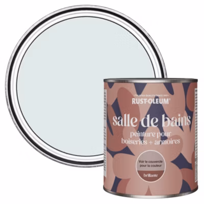 Peinture Bleue pour Boiseries de Salle de Bains, Brillante – RUST-OLEUM – Marcella 750ml