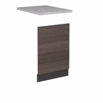 Vicco Façade de lave-vaisselle Gris noble 45cm , PT Marbre