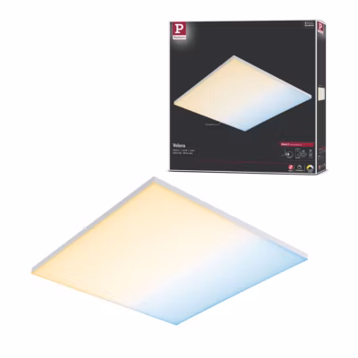 Panneau LED Smart Home Zigbee 3.0 Velora carré 595×595 mm 19,5W 2200lm Tunable White Blanc gradable