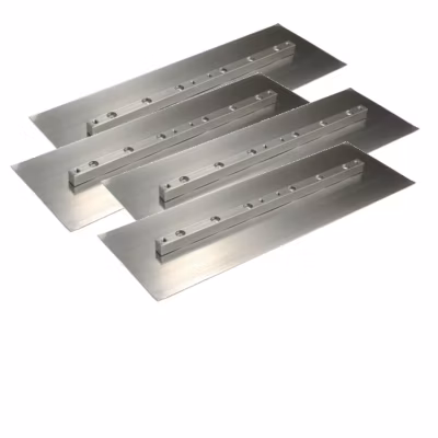 Jeu de 4 pales acier pour talocheuse 600 mm