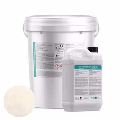 Masters Béton Ciré (sols et murs) – 10m² (20kg + 6L) – Teinte : Dune