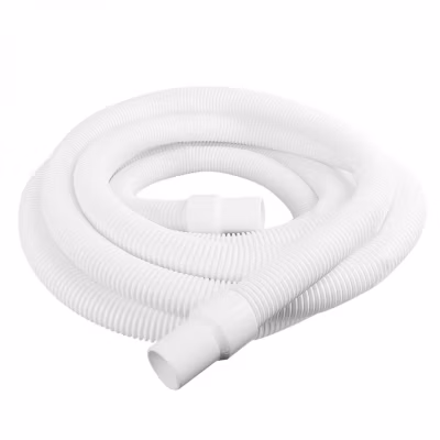 Tuyau flottant 2 embouts pour piscine – Diam 38 mm – 7.5 m – Blanc – Linxor