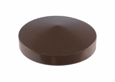 Couvre poteau rond diamètre 140 marron – Lot de 10