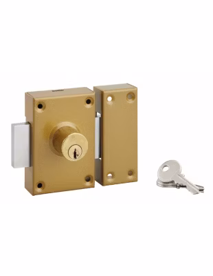 Verrou à double entrée, cylindre diamètre 25 x 40 mm, 3 clés – SP