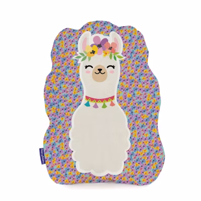 Coussin Cute llamas 100% Coton Happyfriday