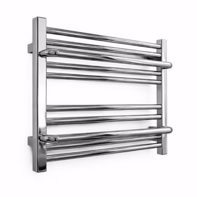 Sèche-serviette électrique chromé – (HxL) 500×500 mm – 200 (Watt) – 200 Watt – LIM500-500E8CRO