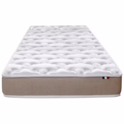Matelas 100% latex ESSENTIEL : confort ferme et soutien précis 3 zones 90 x 190 cm