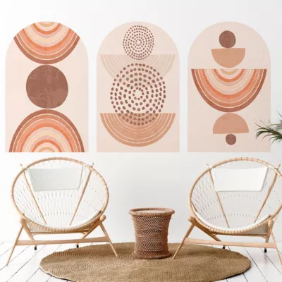 Papier peint intissé pré-encollé fresques géantes – ARCHES ETHNIQUES – 155x120cm