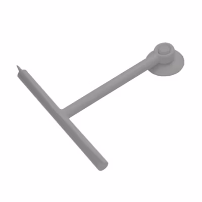 Spatule De Nettoyage Du Verre Pour La Douche Avec Ventouse Sandalo Couleur Colombe