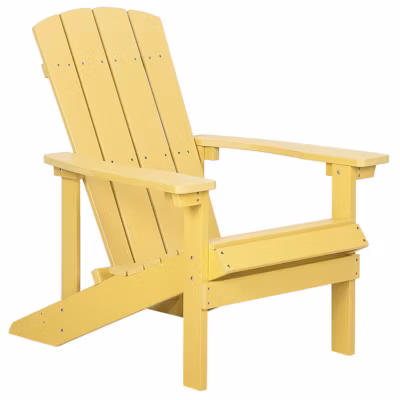 Chaise de jardin ADIRONDACK Jaune