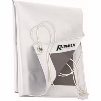 Bâche blanche PVC 5×8 m 300 g/m2