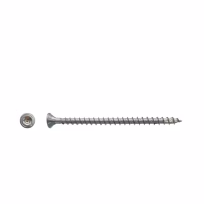 200 Vis Bois UV20 Tête Fraisée Torx T25 5 x 60 mm – Zingué blanc – D-Work
