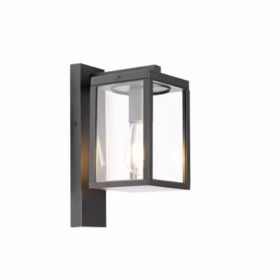 Applique murale d&rsquo;extérieur intelligente noire IP44 avec Wifi ST64 – Charlois