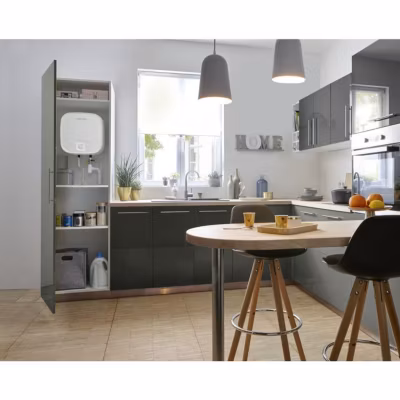 Chauffe-eau électrique d&rsquo;appoint ODEO sur évier – Atlantic – 15L – Classe ECS A