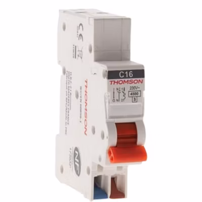 Disjoncteur 1P+N bornes auto 10A Easy Connect Thomson
