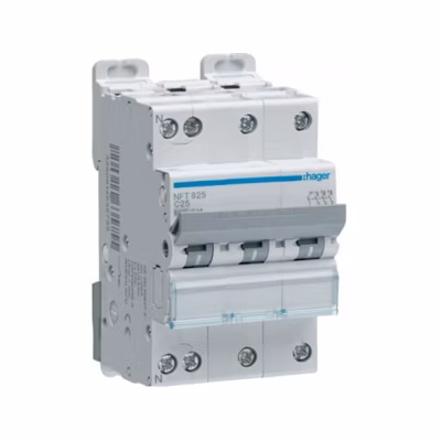 Disjoncteur NFT832 – 4P – 3P+N – 32A – 6 à 10kA – 500V – 50/60 Hz