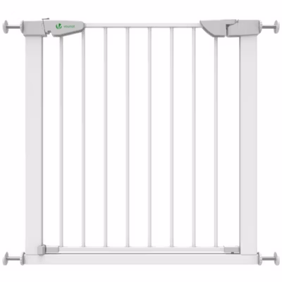 Barriere de Securite porte et escalier 75-84cm blanc pour animaux VOUNOT