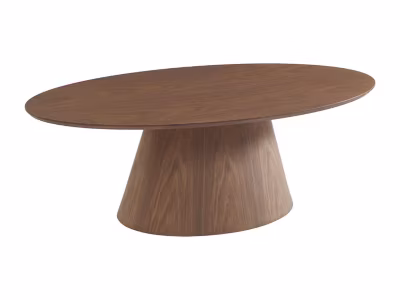 Table basse placage noyer – Naturel foncé – ANTELADA
