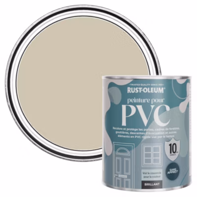 Peinture Verte pour Portes et Fenêtres en PVC, Finition Brillante – RUST-OLEUM – Sauge argentée 750ml