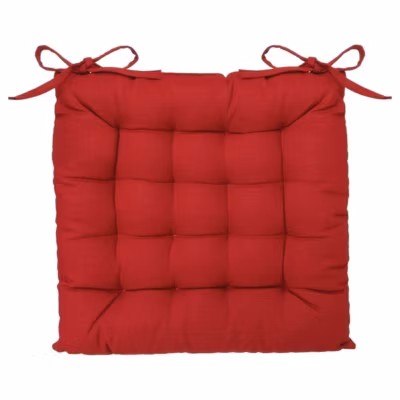 Assise de chaise matelassée coton Unie