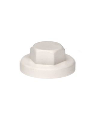 Capuchon plastique Vis Diamètre 6.3 Surplat 10 RAL9010 blanc pur – 1 pièce