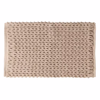 Tapis de bain 50×75 cm Beige naturel Colorama – 5Five