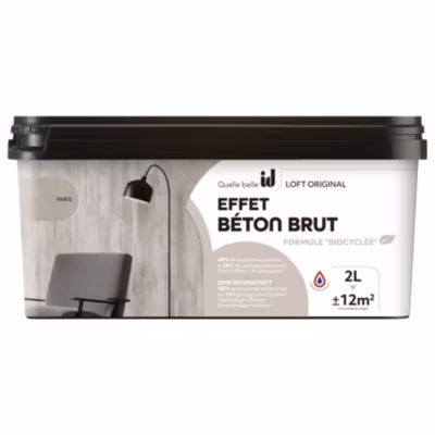 Peinture décorative LOFT BETON ORIGINAL 2L PARIS – ID Paris
