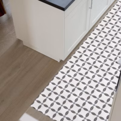 Carrelage Imitation Carreaux de Ciment LA MADELEINE 20×20 Chere Noir – Les Carreaux de Jean