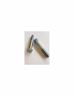 Corps de boulon filetage partiel Tête hexagonale TH M12X50 Classe 10.9 Pas fin Pas de 150 Acier zingué – 1 pièce