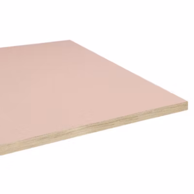 Plateau 120×70 couleur rose bourbon chants imitation bois – Restootab