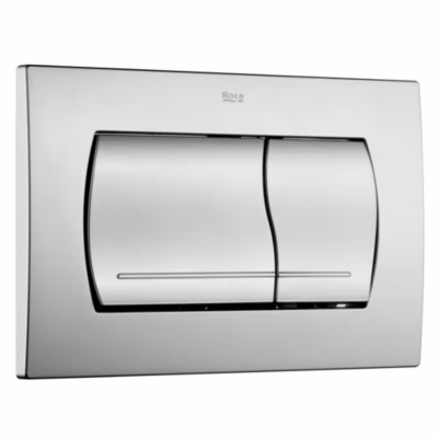 Roca Plaque de commande ROCA ACTIVE 52-B double touche Chromé mat (A8901150B2)