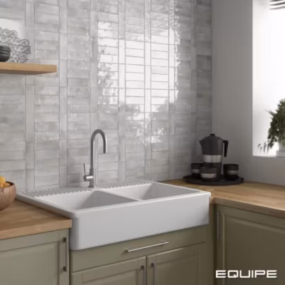 Carrelage Effet Zellige Gris COLO Gloss 5×15 Amber Grey – Les Carreaux de Jean
