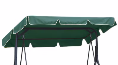 Auvent pour balançoire de jardin Ferocity 200×120 cm vert, 1 pc.