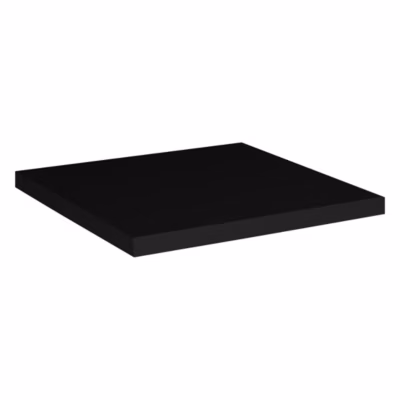 Plan vasque VANO  L40 x P40 cm  Noir mat  À poser  Elément complémentaire design