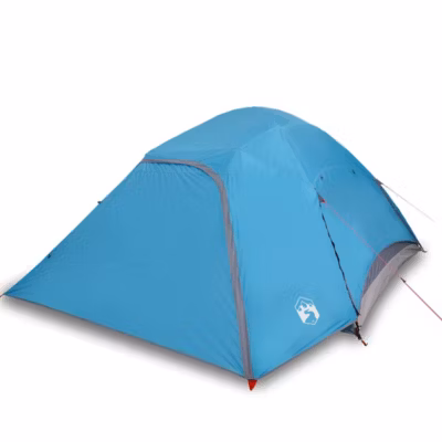 Tente familiale à dôme 6 personnes bleu imperméable vidaXL