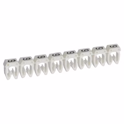 038229 Legrand – Boite De 1200 Repères Cab 3 Pour Fils 1,5mm² à 2,5mm² – Marquage Chiffre 9 Blanc
