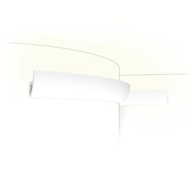 C373F Flexible Corniche Eclairage Indirect Polyuréthane Orac Decor Antonio Ulf Moritz -8x5cm (h x p)