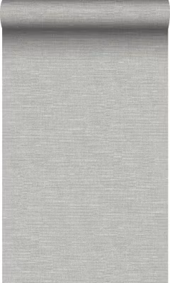 Origin Wallcoverings papier peint lin bleu gris 53 cm x 10.05 m