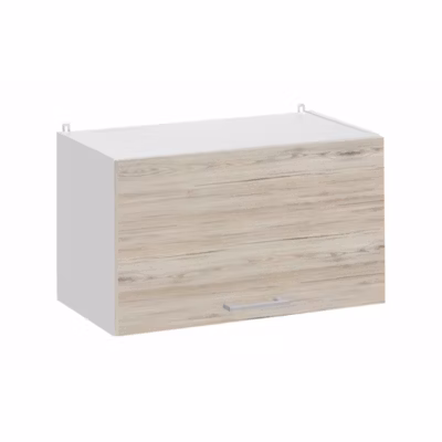 Cuisineandcie – Meuble haut de cuisine Eco Noyer Blanchi 1 porte relevable L 60 cm