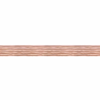 Frise décorative adhésive, lignes horizontales, dessinées, beige rosé, 5 cm X 300 cm