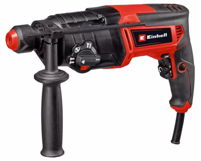 Einhell Marteau perforateur TC-RH 800 4F – Force de frappe : 2,6 J – Fonctionnement silencieux – Livré en coffret